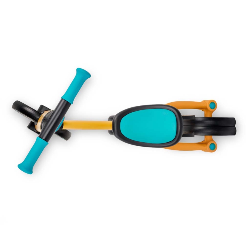 KINDERKRAFT - Kinderlaufrad 3in1 4TRIKE Gelb/Türkis