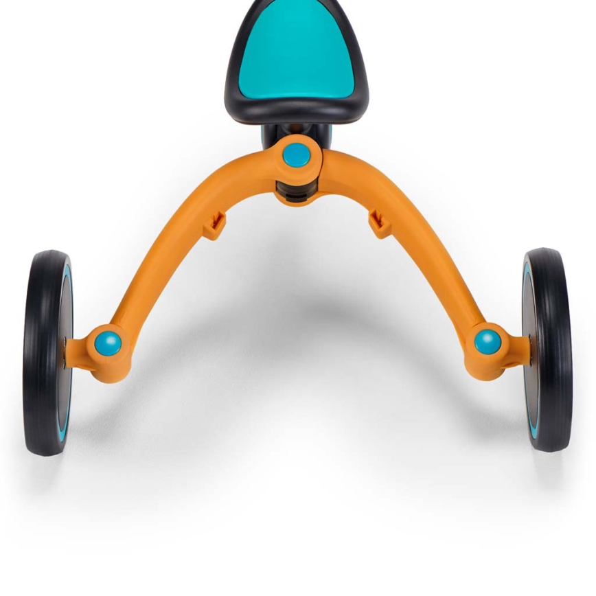 KINDERKRAFT - Kinderlaufrad 3in1 4TRIKE Gelb/Türkis