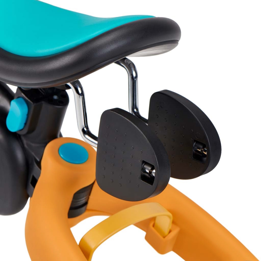 KINDERKRAFT - Kinderlaufrad 3in1 4TRIKE Gelb/Türkis