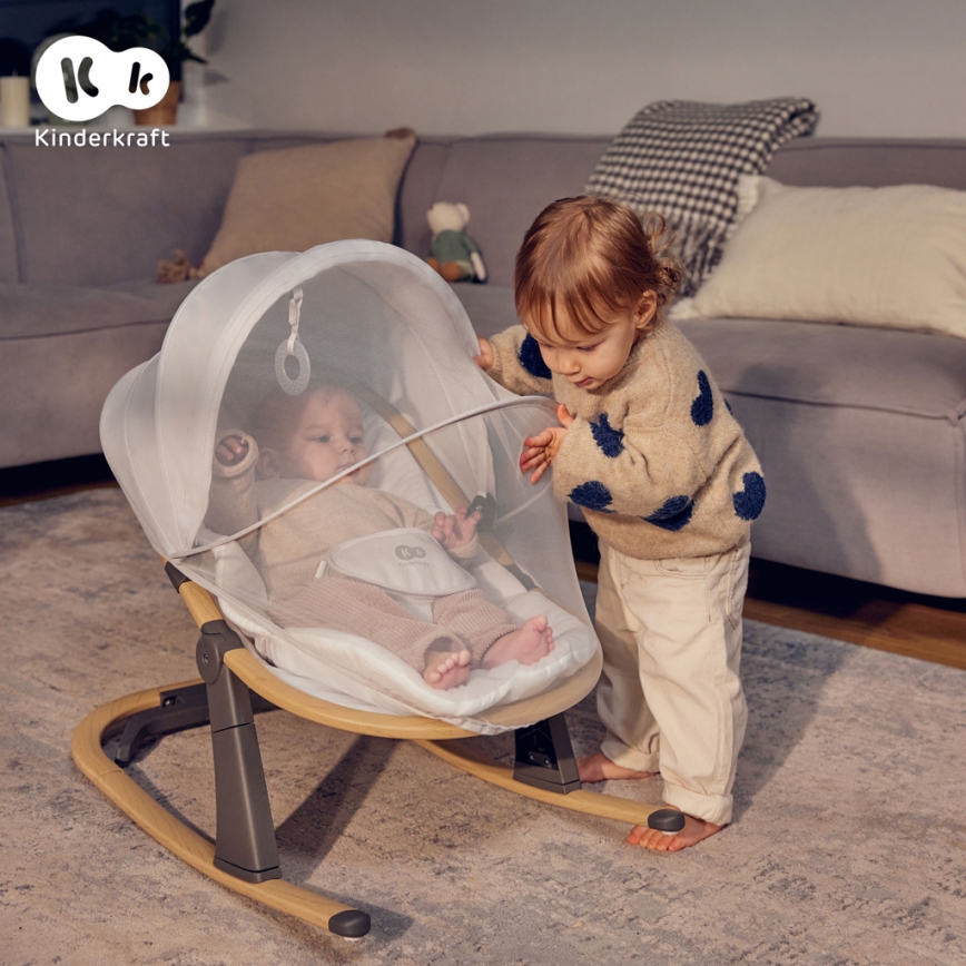 KINDERKRAFT - Babywippe ELSU grau