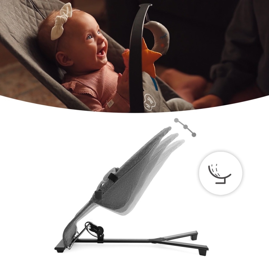 KINDERKRAFT - Babywippe MIMI grau