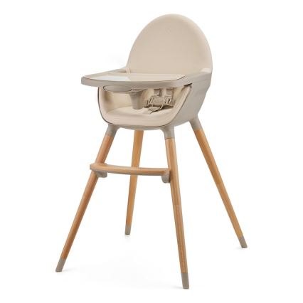 KINDERKRAFT - Esstischstuhl für Kinder 2v1 FINI2 Buche/beige