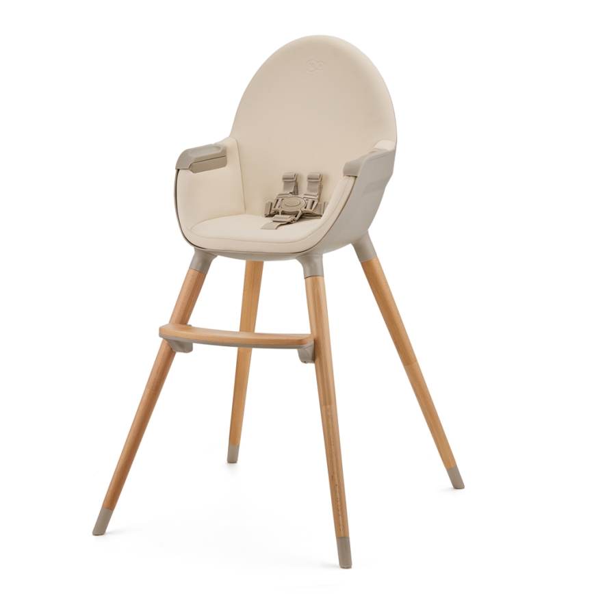 KINDERKRAFT - Esstischstuhl für Kinder 2v1 FINI2 Buche/beige