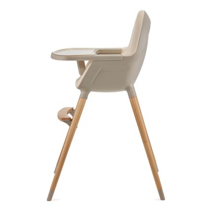 KINDERKRAFT - Esstischstuhl für Kinder 2v1 FINI2 Buche/beige