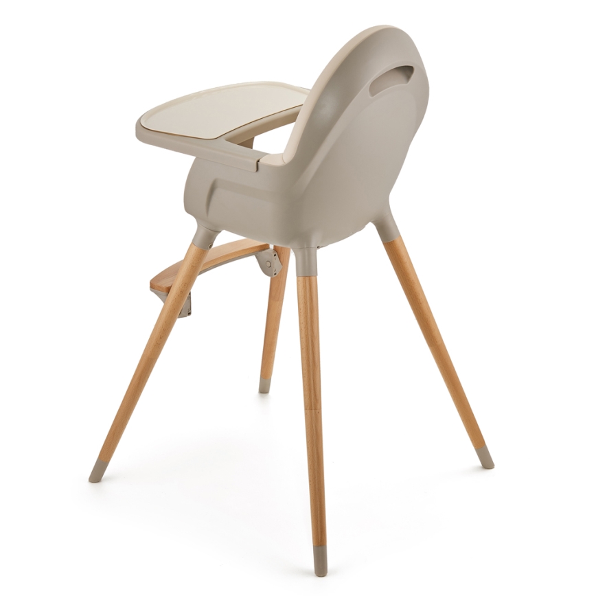 KINDERKRAFT - Esstischstuhl für Kinder 2v1 FINI2 Buche/beige