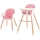 KINDERKRAFT - Esstischstuhl für Kinder 2v1 SIENNA Buche/rosa