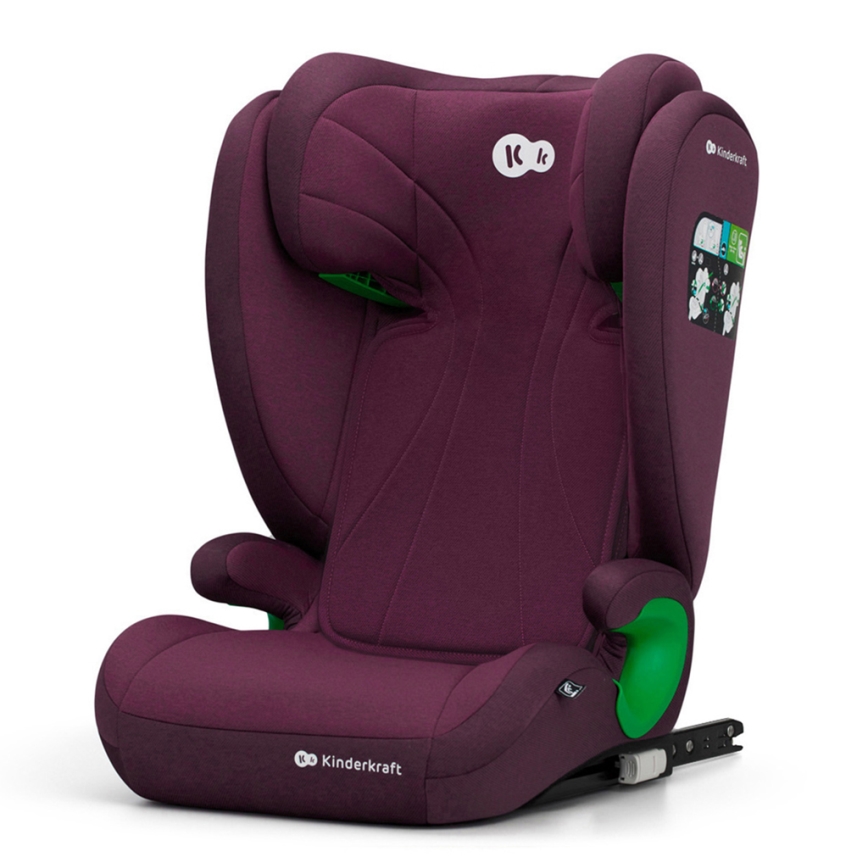 KINDERKRAFT - Kindersitz JUNIOR FIX 2 (100-150 cm) Cherry Pearl