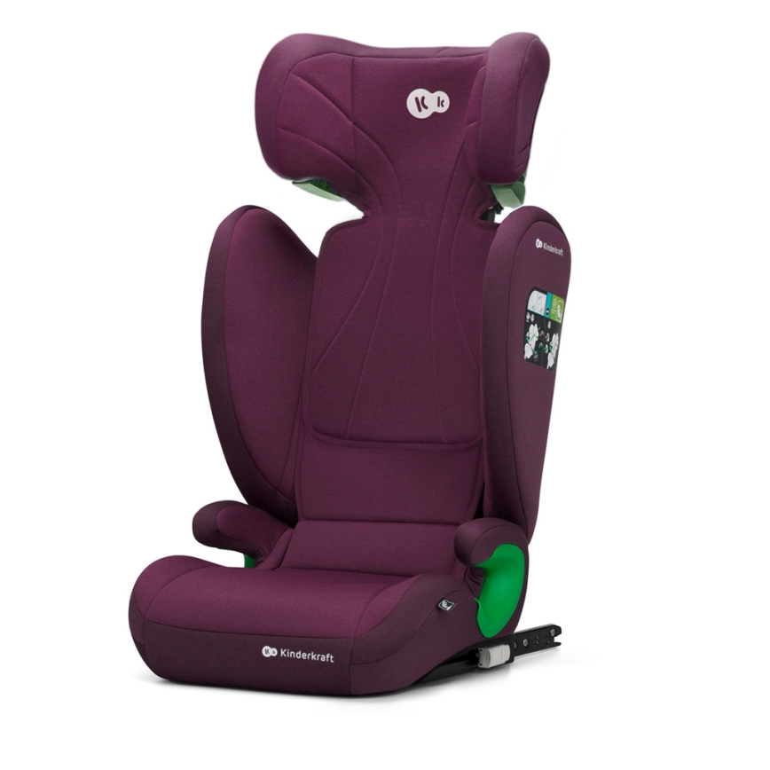 KINDERKRAFT - Kindersitz JUNIOR FIX 2 (100-150 cm) Cherry Pearl