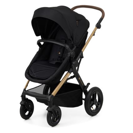 KINDERKRAFT - Kombi-Kinderwagen 3in1 MOOV 2 AIR Pure schwarz + Kindersitz MINK PRO