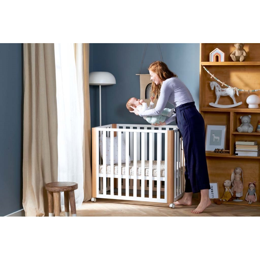 KINDERKRAFT SELECT - Kinderbett 4-in-1 KOYA Premium Buche/Kiefer