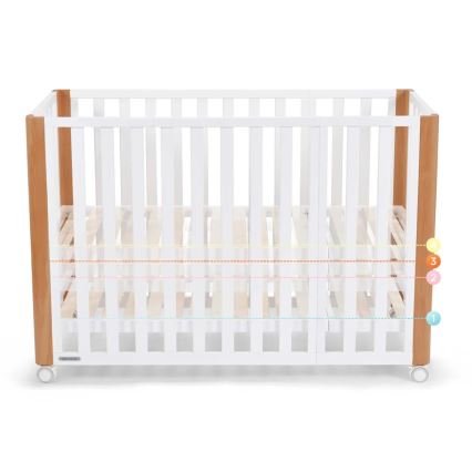KINDERKRAFT SELECT - Kinderbett 4-in-1 KOYA Premium Buche/Kiefer