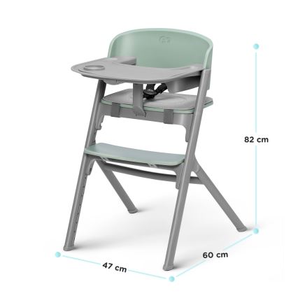 KINDERKRAFT SELECT - Kinderhochstuhl 3in1 LIVY Premium Aster Pink