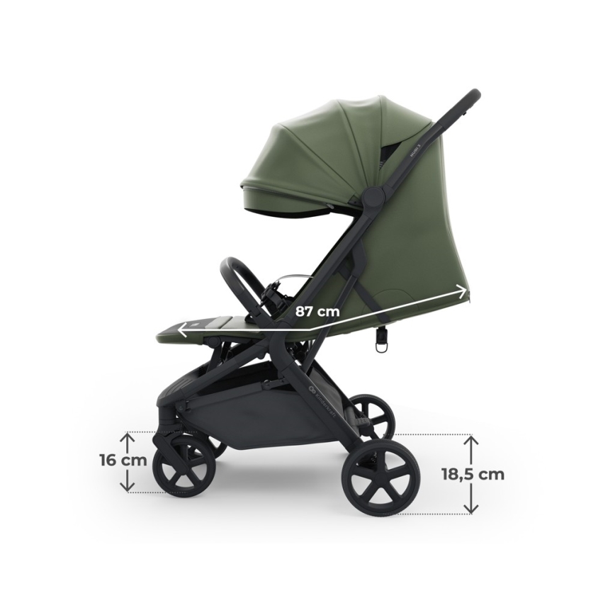 KINDERKRAFT SELECT - Sport-Kinderwagen NUBI 3 Mystic Green