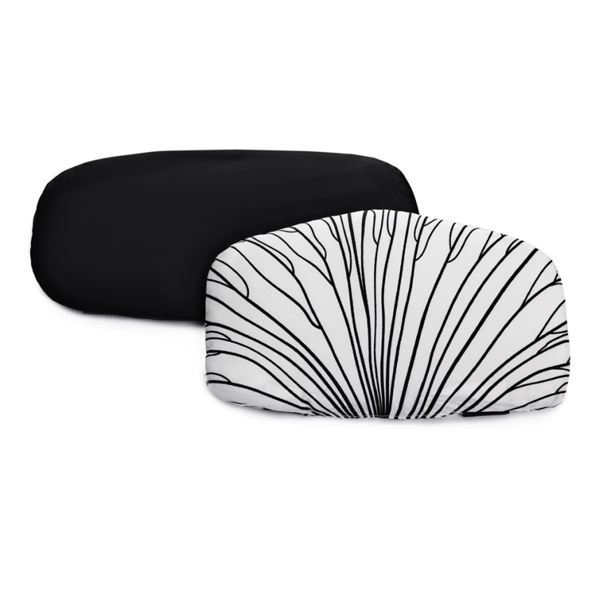 KINDERKRAFT - Sitzpolster für Kinderhochstuhl ENOCK schwarz/weiß