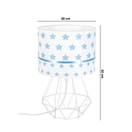 Kinderlampe PIKKI 1xE27/60W/230V blau