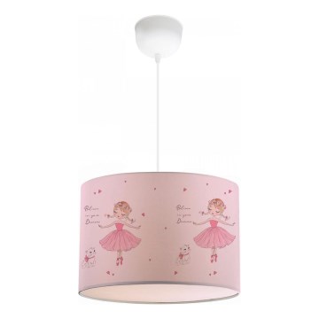 Kinderleuchte CANDY 1xE27/40W/230V rosa