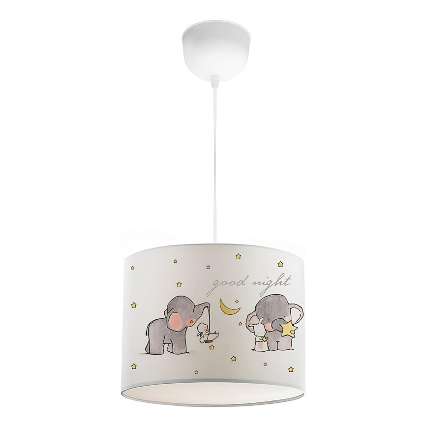 Kinderleuchte CANDY 1xE27/40W/230V weiß/beige