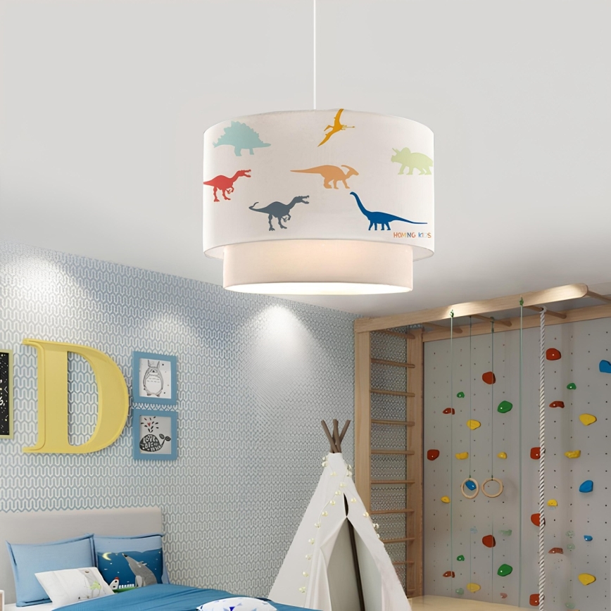 Kinderleuchte CANDY 1xE27/40W/230V weiß/bunt