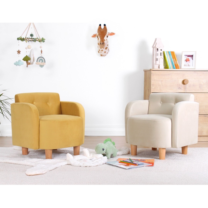 Kindersessel DORY cremefarben