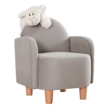 Kindersessel DORY grau