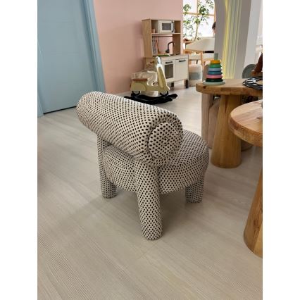 Kindersessel MAVI beige/schwarz