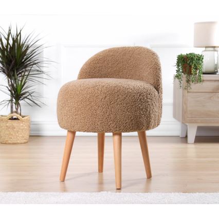 Kindersessel MIKI, Ø 46 cm, braun