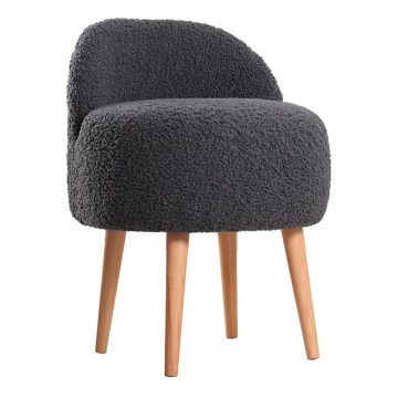 Kindersessel MIKI Ø 46 cm dunkelgrau
