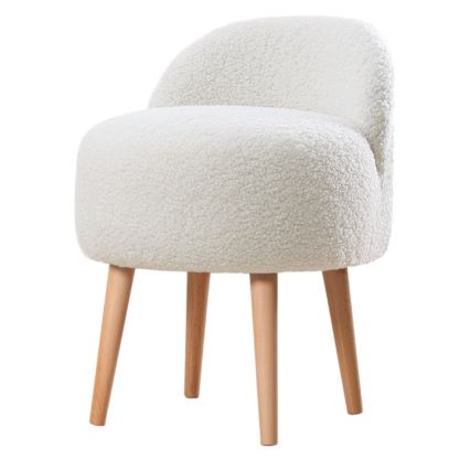 Kindersessel MIKI, Ø 46 cm, weiß