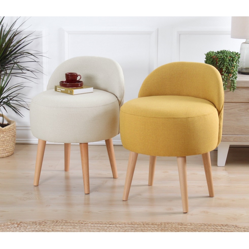 Kindersessel NIKI, Ø 46 cm, gelb