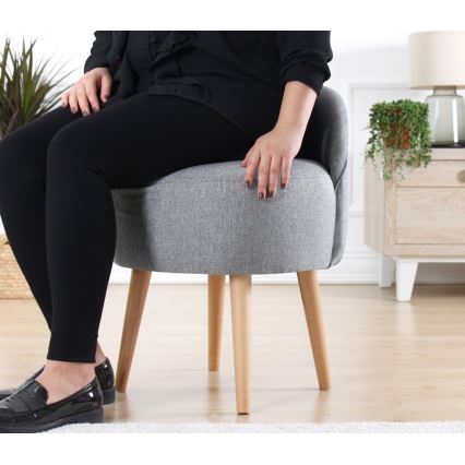 Kindersessel NIKI Ø 46 cm, grau