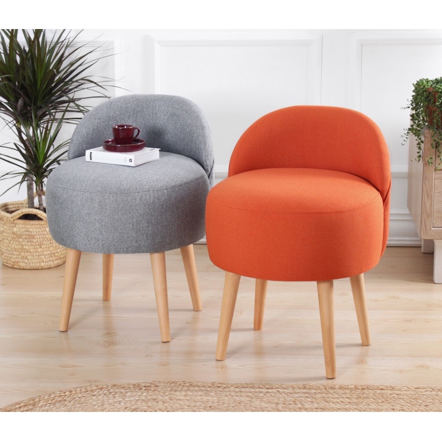 Kindersessel NIKI, Ø 46 cm, orange