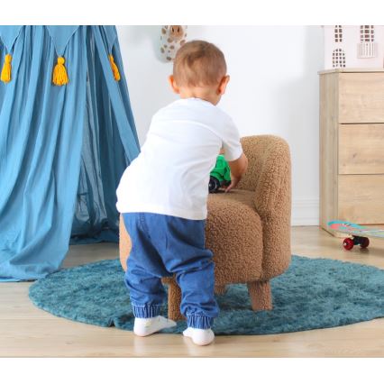 Kindersessel PIXI Ø 46 cm, braun