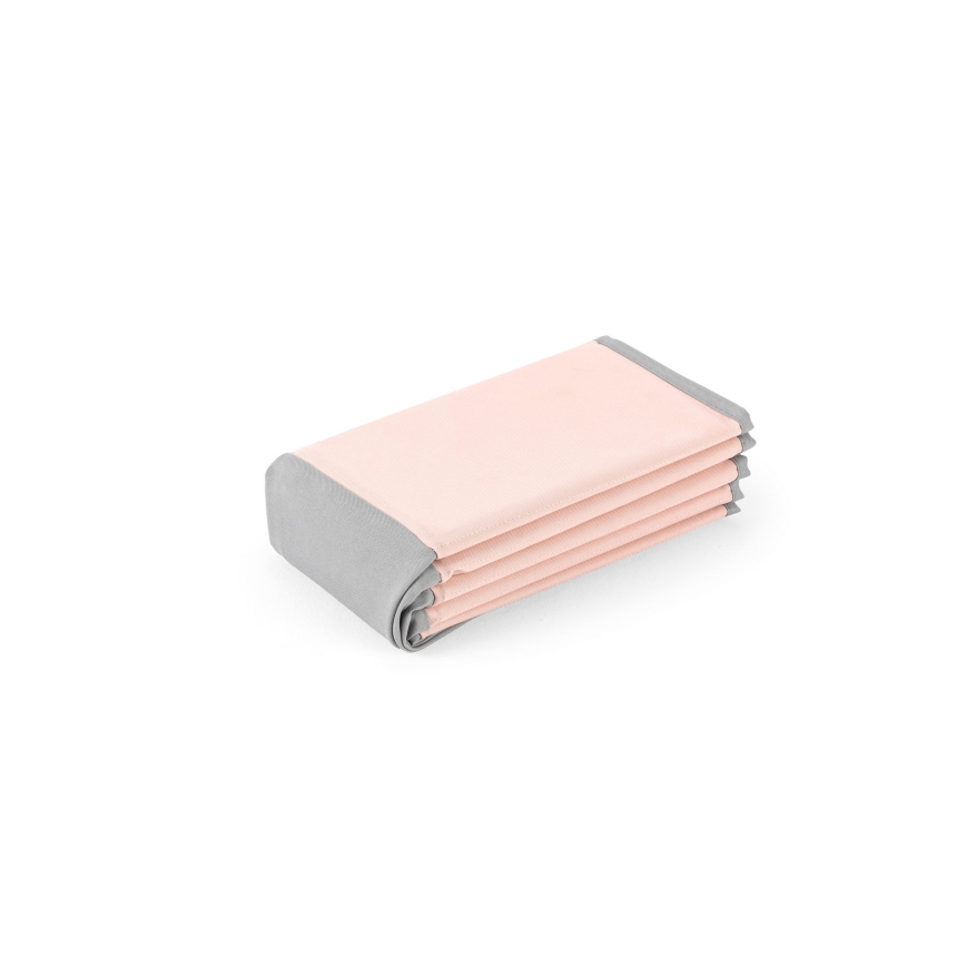 Kinder-Trockenpool mit Bällen, Ø 80 cm, rosa/grau