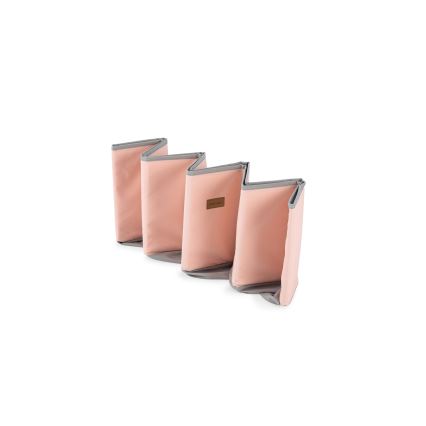 Kinder-Trockenpool mit Bällen, Ø 80 cm, rosa/grau