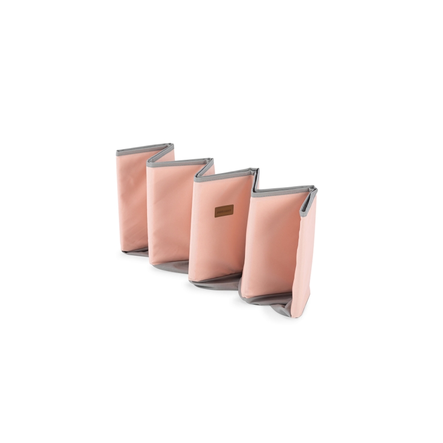 Kinder-Trockenpool mit Bällen, Ø 80 cm, rosa/grau