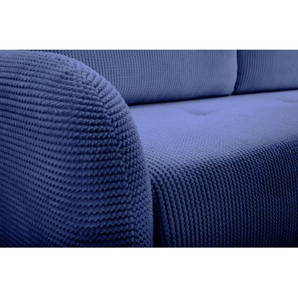 Klappbares Dreisitzer-Polstersofa CLOUDY blau