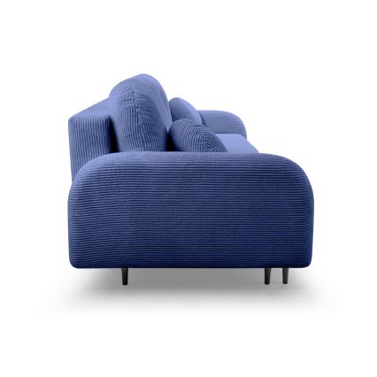 Klappbares Dreisitzer-Polstersofa CLOUDY blau
