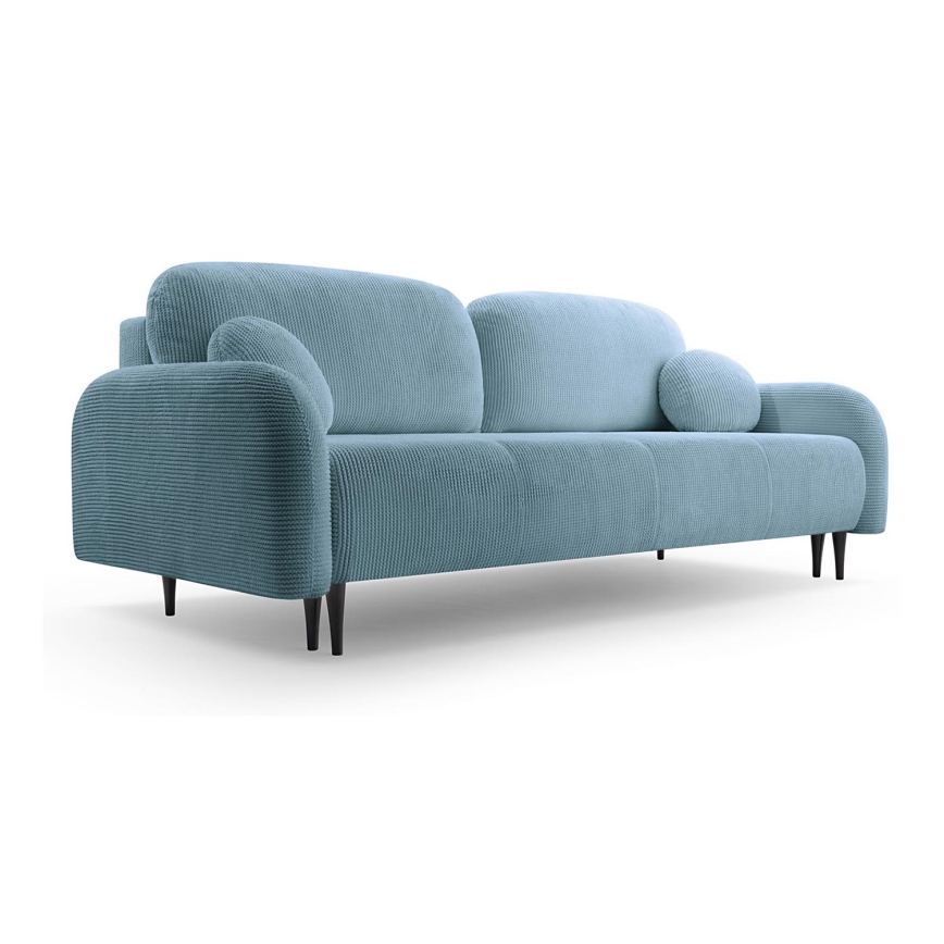 Klappbares Dreisitzer-Polstersofa CLOUDY grün