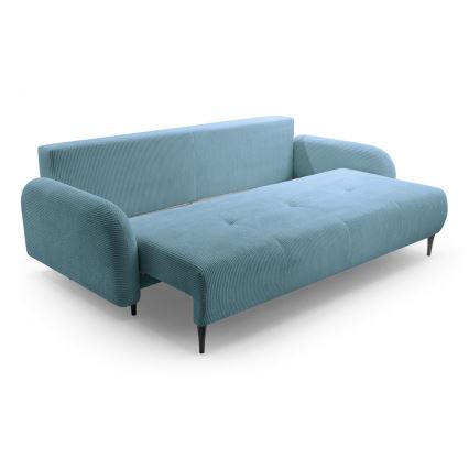 Klappbares Dreisitzer-Polstersofa CLOUDY grün