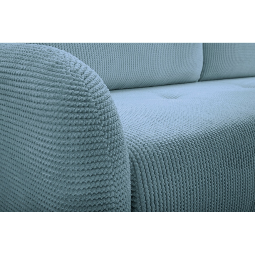 Klappbares Dreisitzer-Polstersofa CLOUDY grün