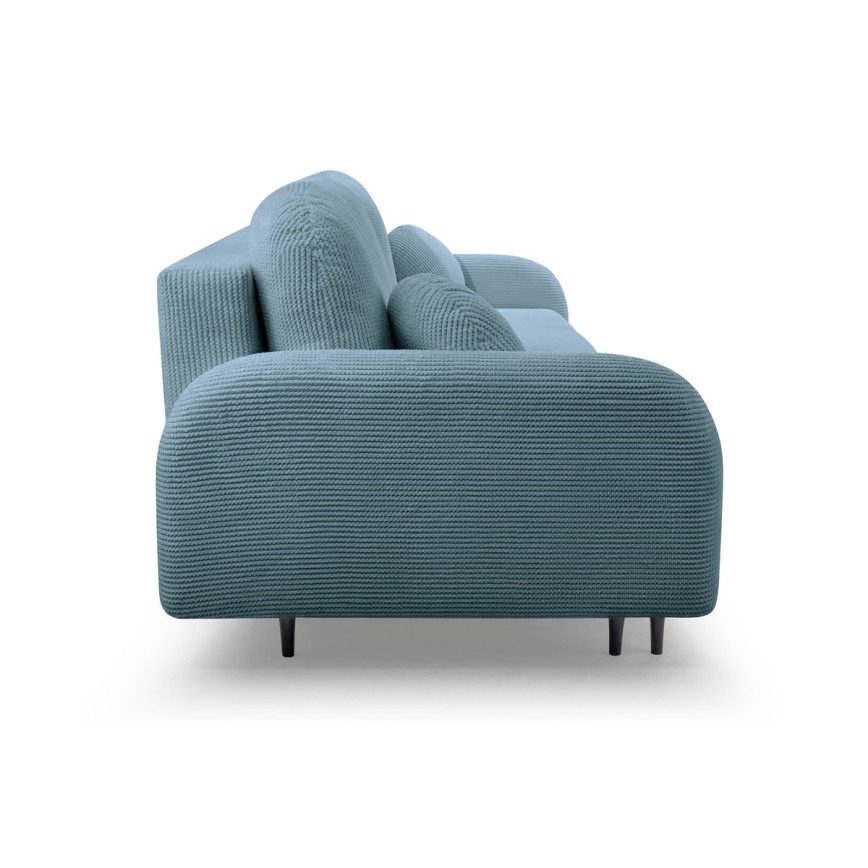Klappbares Dreisitzer-Polstersofa CLOUDY grün