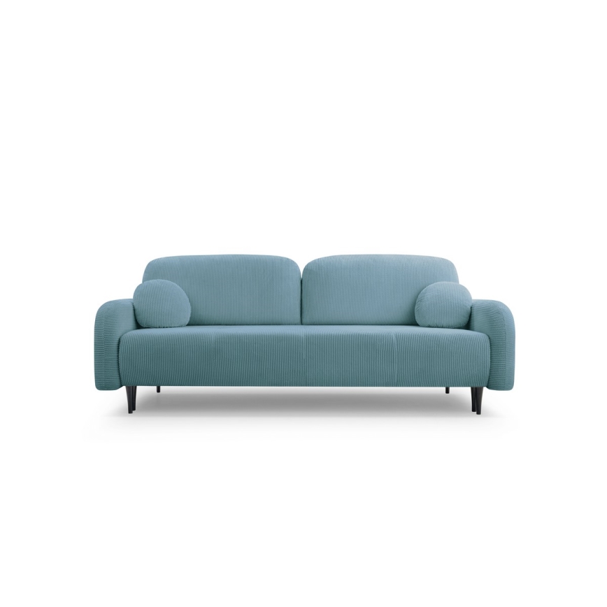 Klappbares Dreisitzer-Polstersofa CLOUDY grün