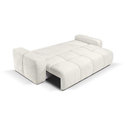 Klappbares Dreisitzer-Polstersofa mit Stauraum ALMADA beige