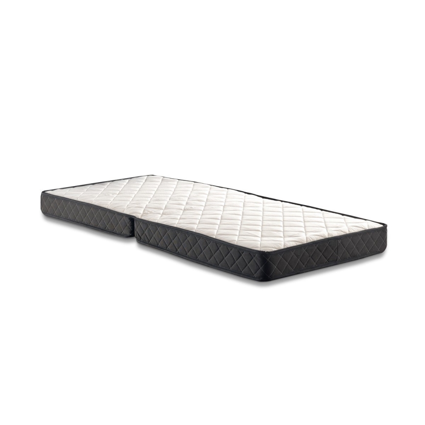 Klappbares Einzelbett aus Metall HERON 90x204 cm, weiß, belastbar bis 120 kg