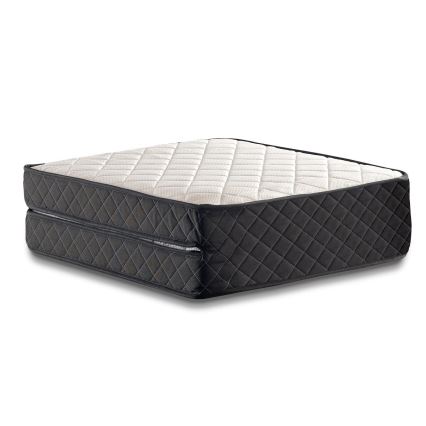 Klappbares Einzelbett aus Metall HERON 90x204 cm, weiß, belastbar bis 120 kg
