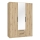 Kleiderschrank mit Spiegel MARO 150x213 cm Artisan-Eiche