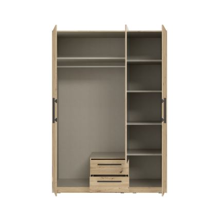 Kleiderschrank mit Spiegel MARO 150x213 cm Artisan-Eiche