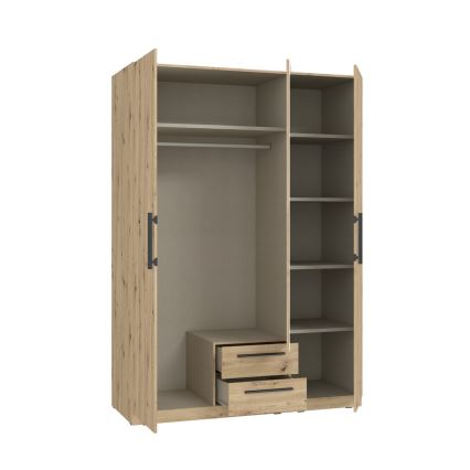 Kleiderschrank mit Spiegel MARO 150x213 cm Artisan-Eiche