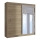 Kleiderschrank mit Spiegel SABRINA 203x215 cm Sonoma-Eiche