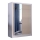 Kleiderschrank mit Spiegel SANTINO 150x215 cm weiß/Eiche Craft